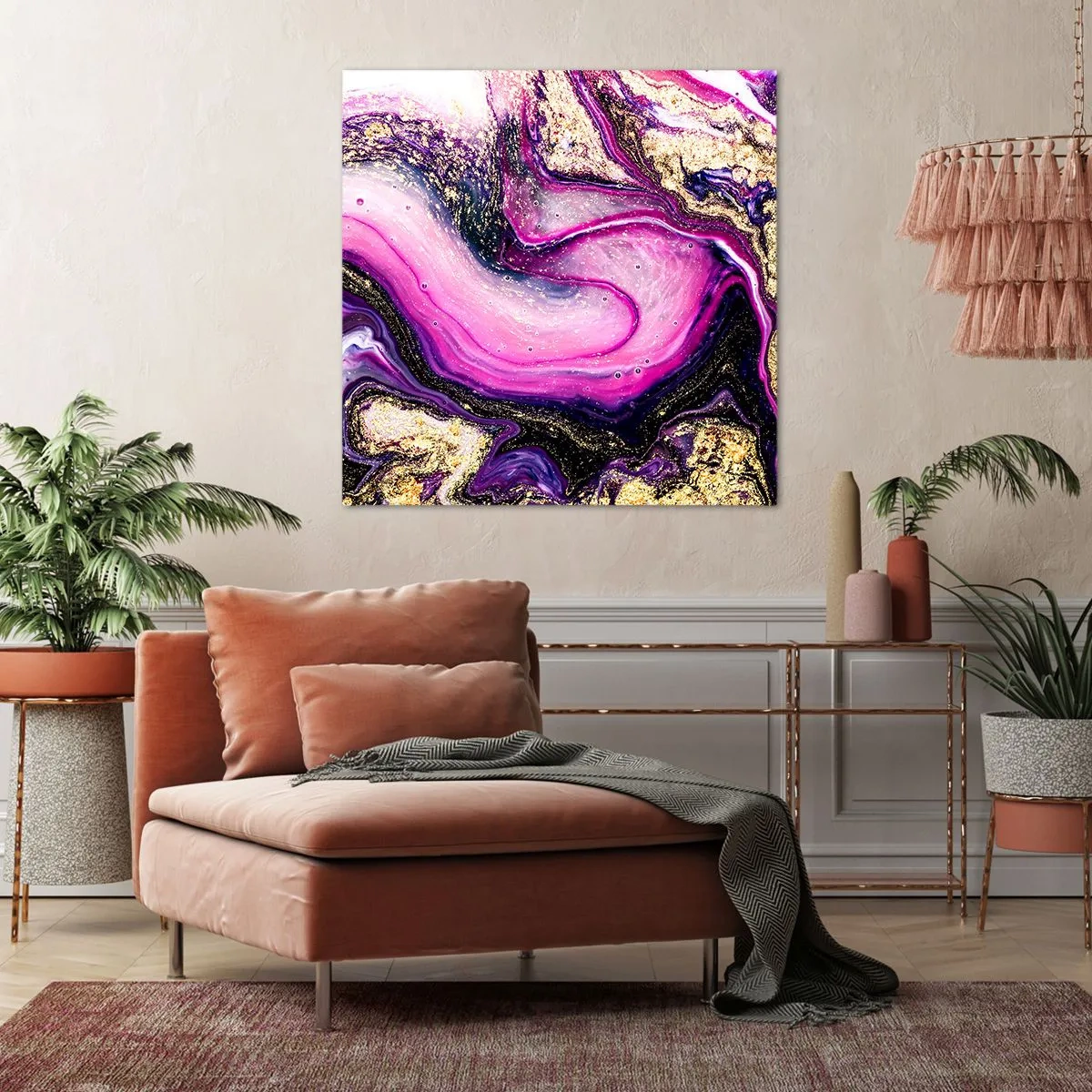 Obraz na plátne - Okamih v zákulisí - 70x70 cm