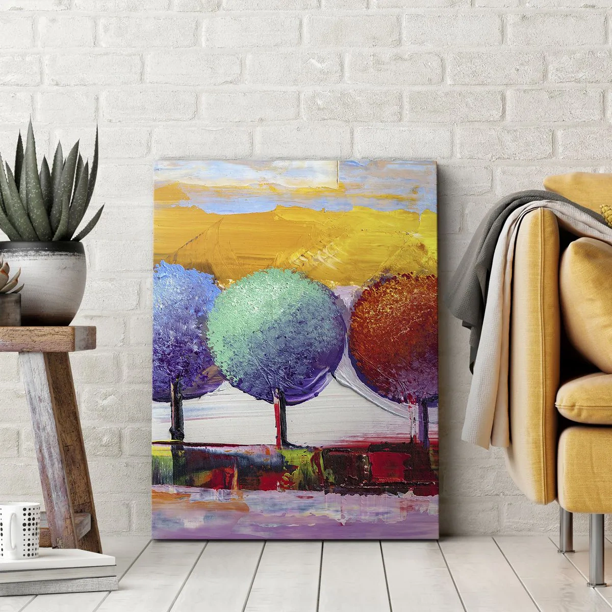 Obraz na plátne - Do tretice všetko dobré - 80x120 cm