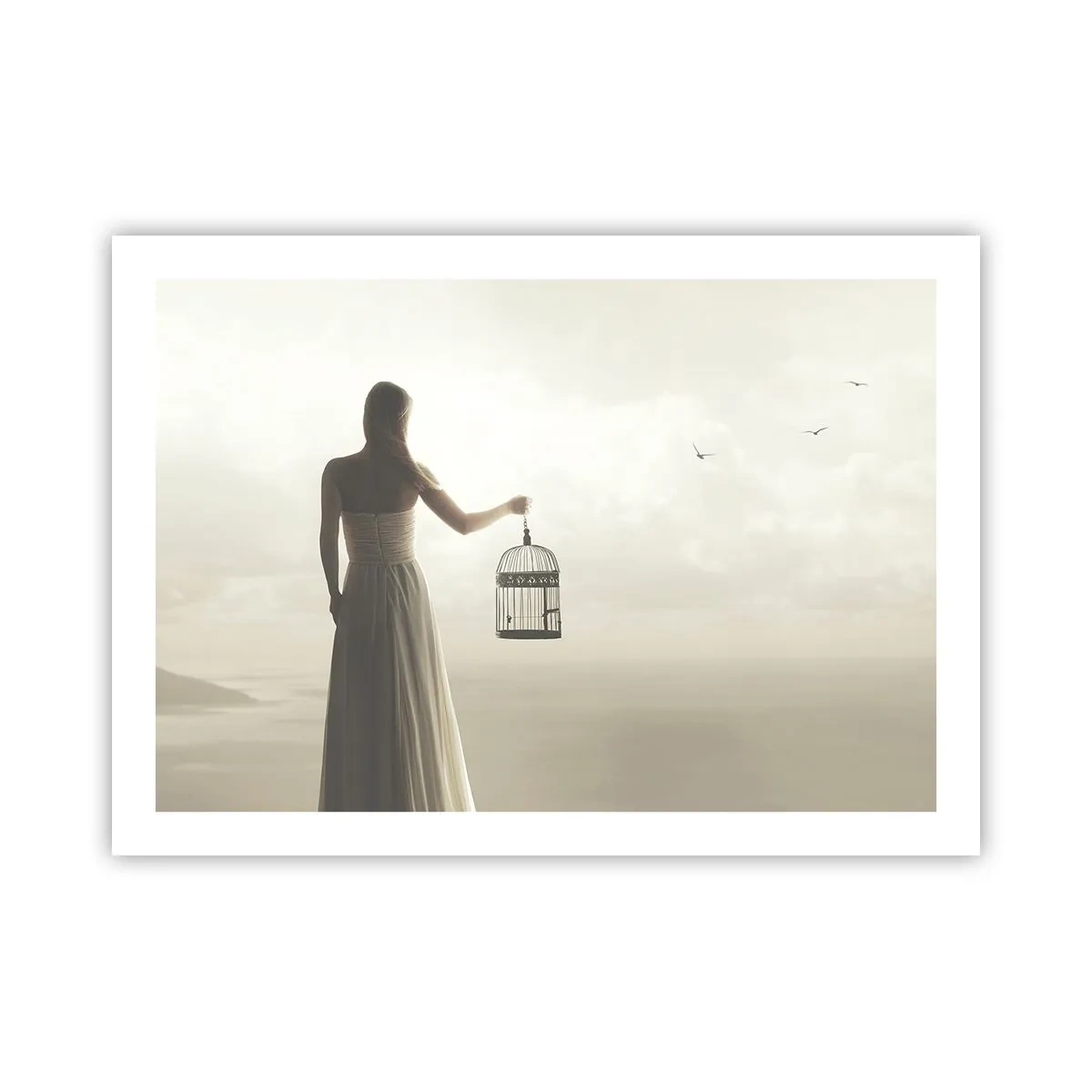 Plagát - Buď slobodná - 70x50 cm