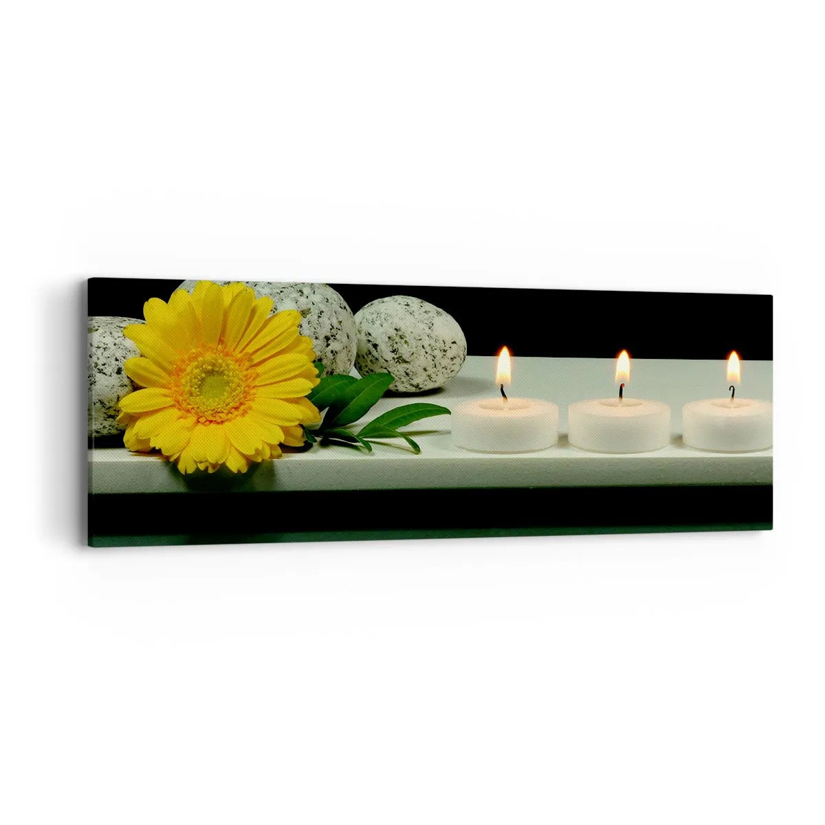 Obraz na plátne - Ukojenie zmyslov - 90x30 cm