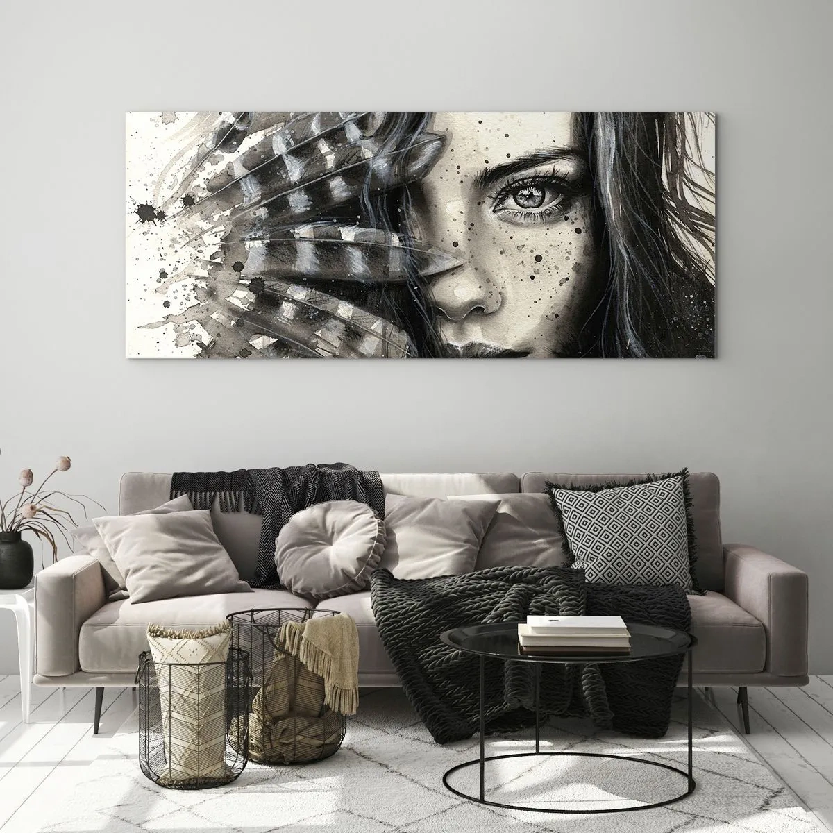 Obraz na skle - Divoká krása - 100x40 cm