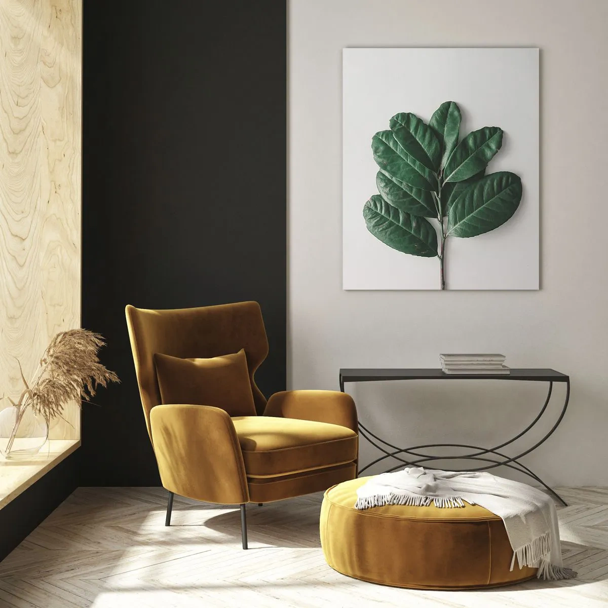 Obraz na skle - Kresba samotnej prírody - 80x120 cm