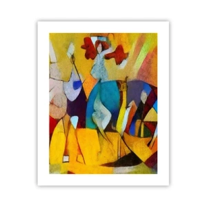 Plagát - Slnko - život - radosť - 40x50 cm