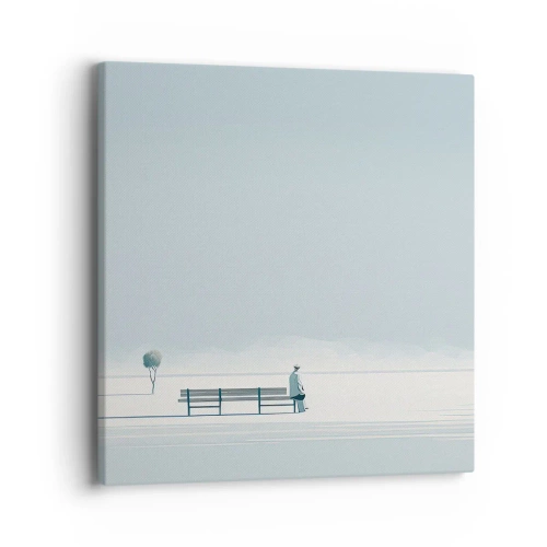 Obraz na plátne - Áno, čakám. - 40x40 cm