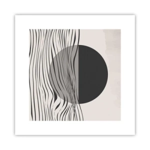 Plagát - Polovičná kompozícia - 30x30 cm
