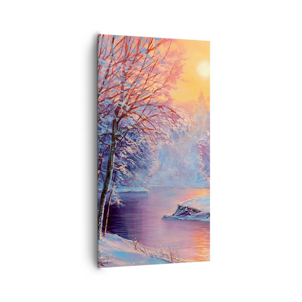Obraz na plátne - Farby zimy - 65x120 cm
