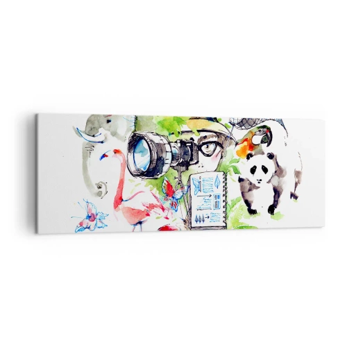 Obraz na plátne - Objektívom cestovateľa - 140x50 cm