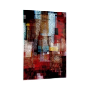 Obraz na skle - Chaos a zmätok - 70x100 cm