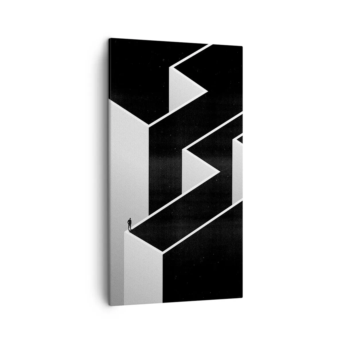 Obraz na plátne - Osamelosť na vrchole - 45x80 cm