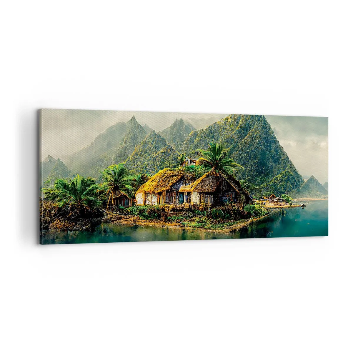 Obraz na plátne - Tropický raj - 100x40 cm
