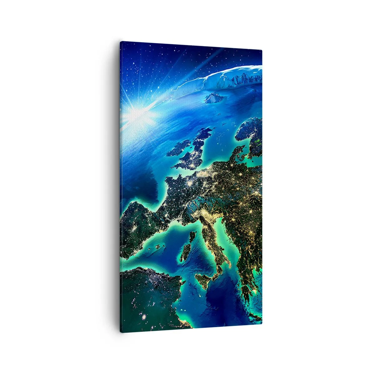 Obraz na plátne - Iskrivá Európa - 55x100 cm