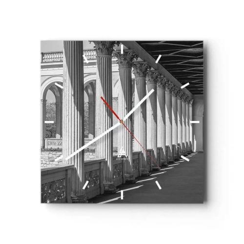 Nástenné hodiny - Slnečná arkáda - 40x40 cm