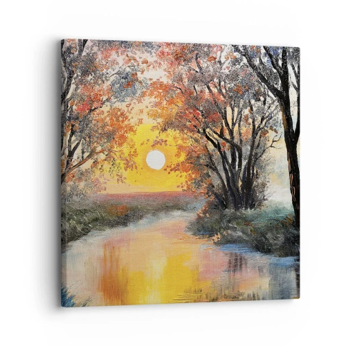 Obraz na plátne - Jesenný nádych - 30x30 cm