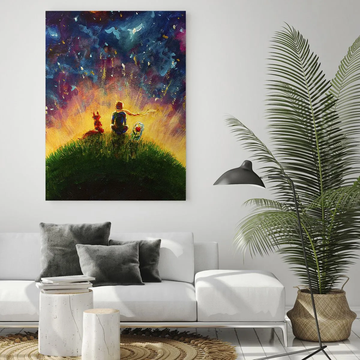 Obraz na skle - Láska a priateľstvo - celý svet - 50x70 cm