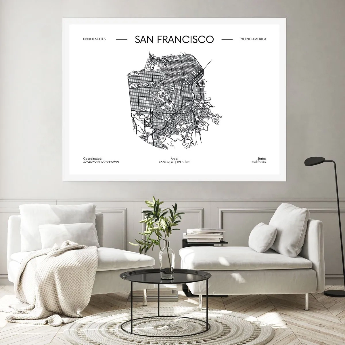 Plagát - Anatómia San Francisca - 40x30 cm
