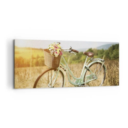 Obraz na plátne - Chvíľu tu zostanem - 100x40 cm
