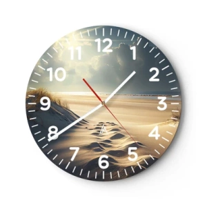 Nástenné hodiny - Upokojujúca krajina - 30x30 cm