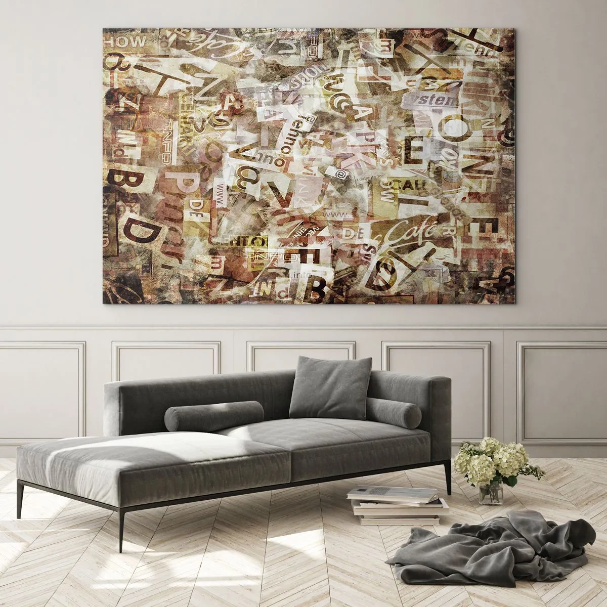 Obraz na skle - Táraniny - 120x80 cm