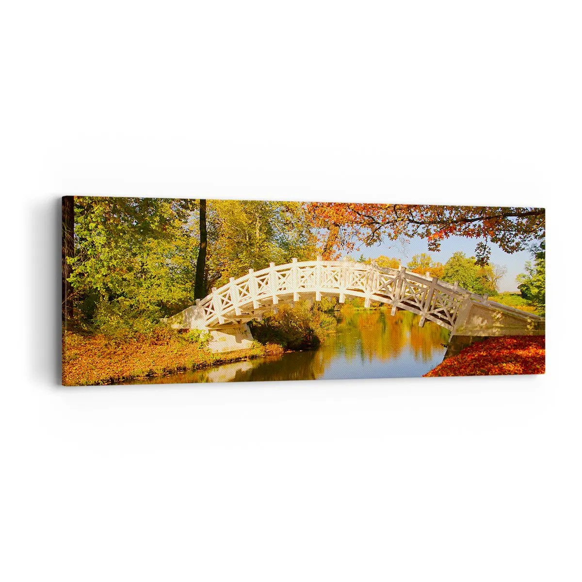 Obraz na plátne - Na bielom mostíku vzdychov - 90x30 cm