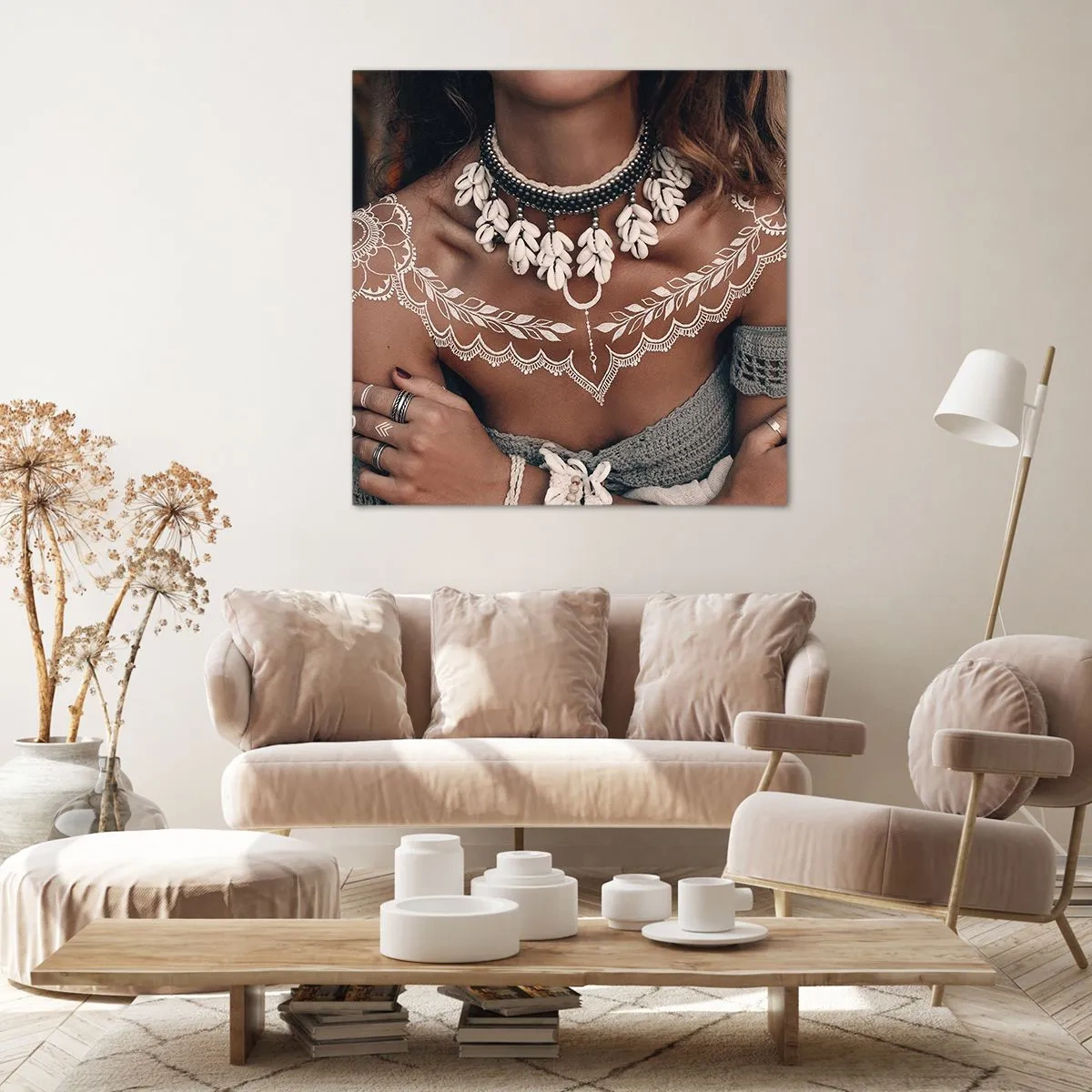 Obraz na plátne - Talizmany, rituály ženskosti - 60x60 cm