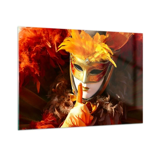 Obraz na skle - Tajomstvo je časťou hry - 100x70 cm