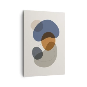 Obraz na plátne - Kvapky farieb - 70x100 cm