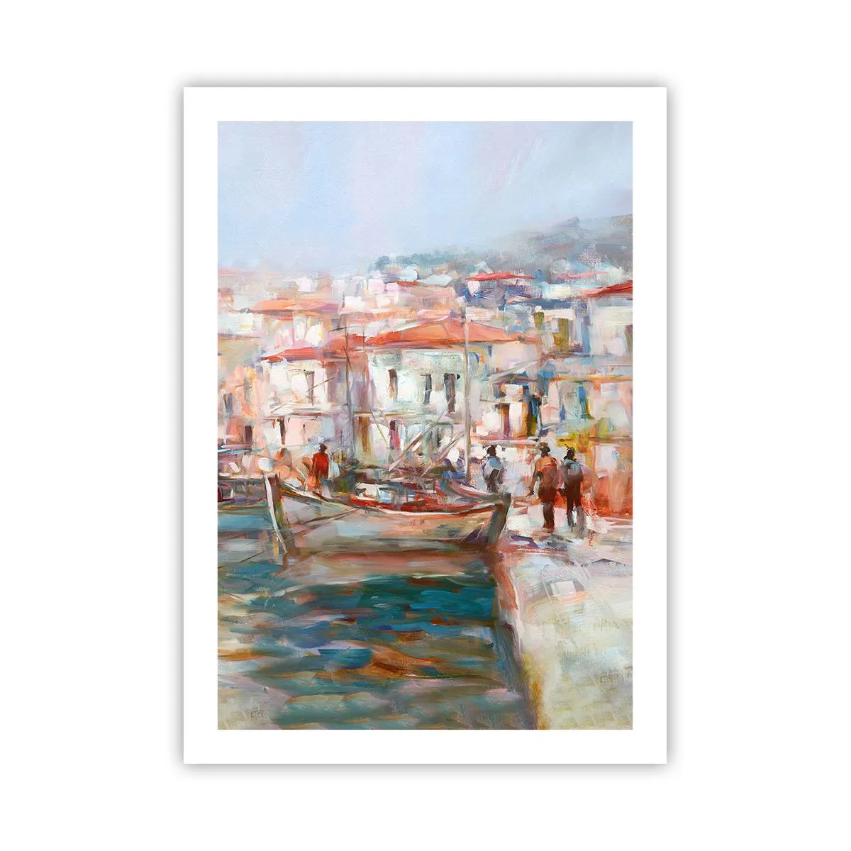 Plagát - Pastelová dovolenka - 50x70 cm