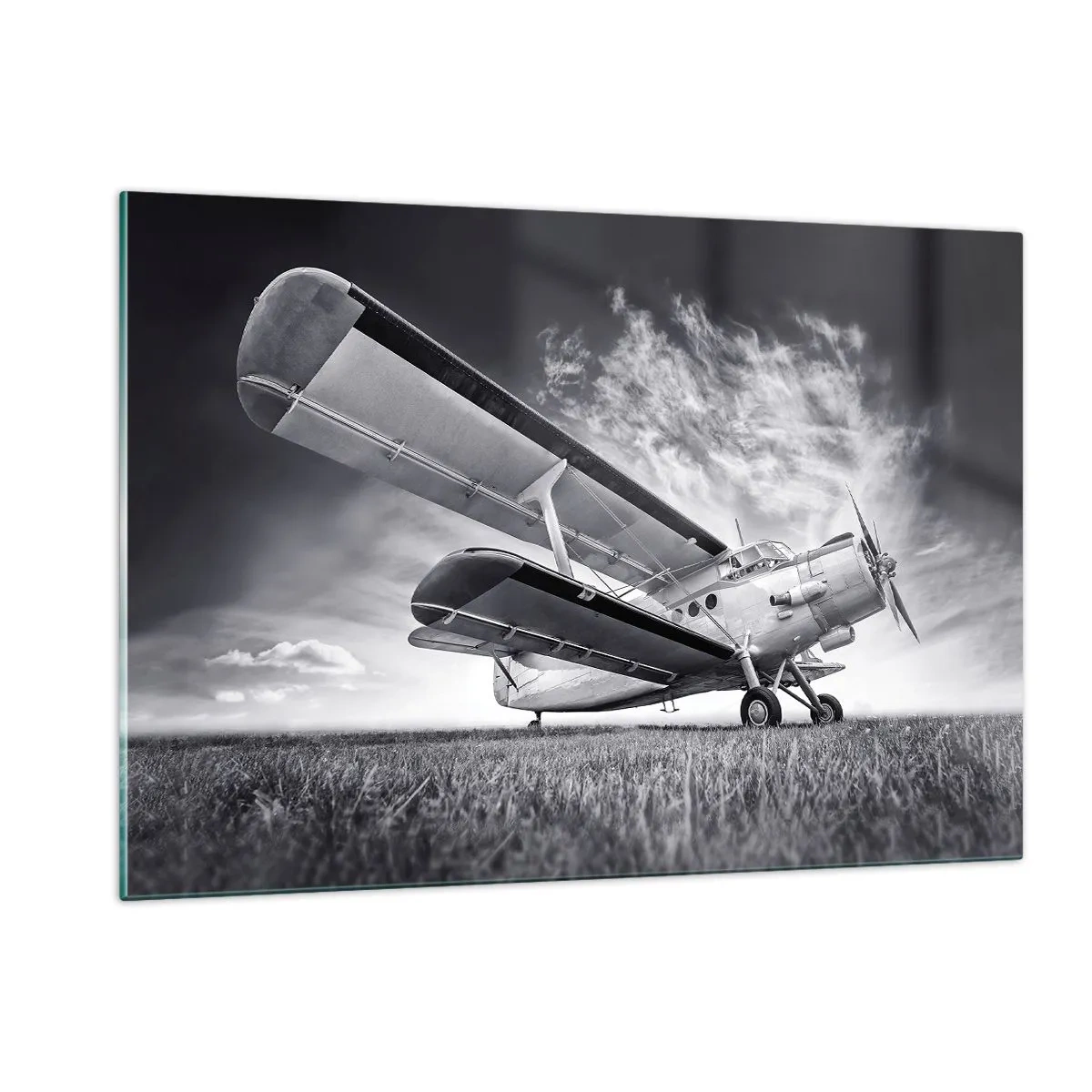 Obraz na skle - Okrídlený pútnik - 120x80 cm