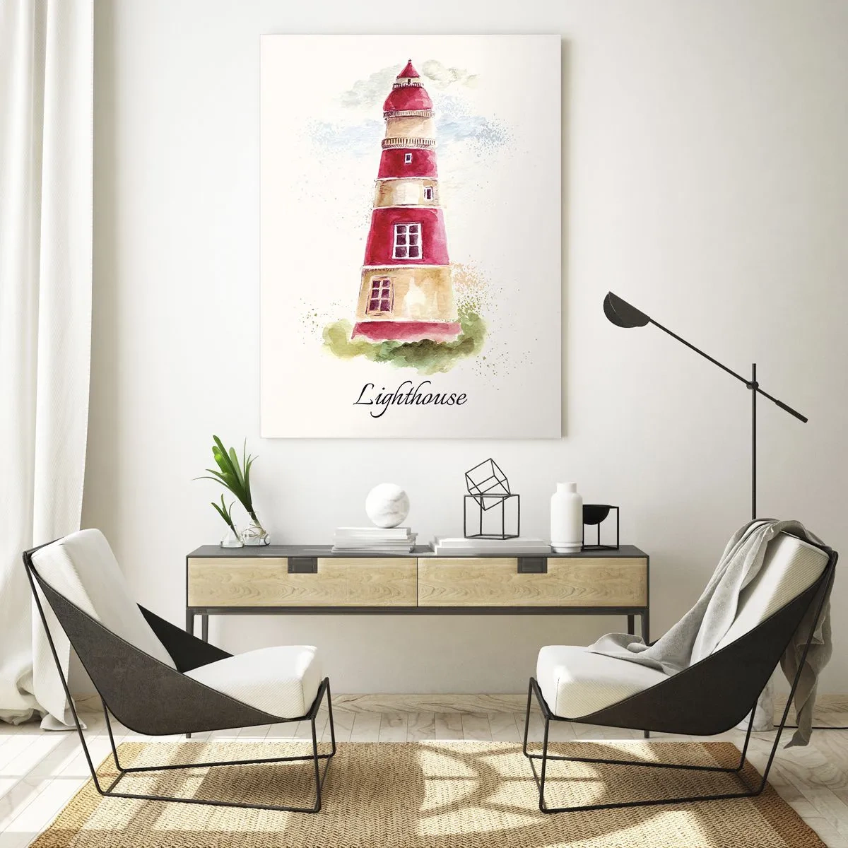 Obraz na skle - Tu je vždy počasie - 50x70 cm