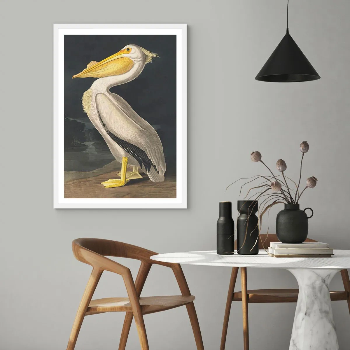 Plagát v bielom ráme - Plný hrdosti - 70x100 cm