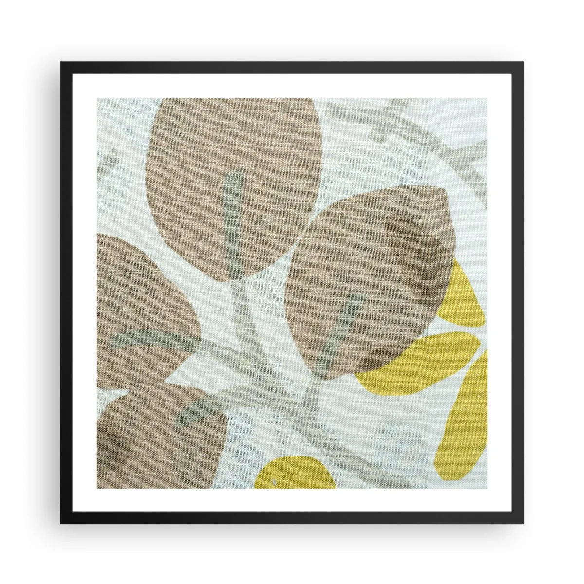 Plagát v čiernom ráme - Kompozícia v plnom slnku - 60x60 cm