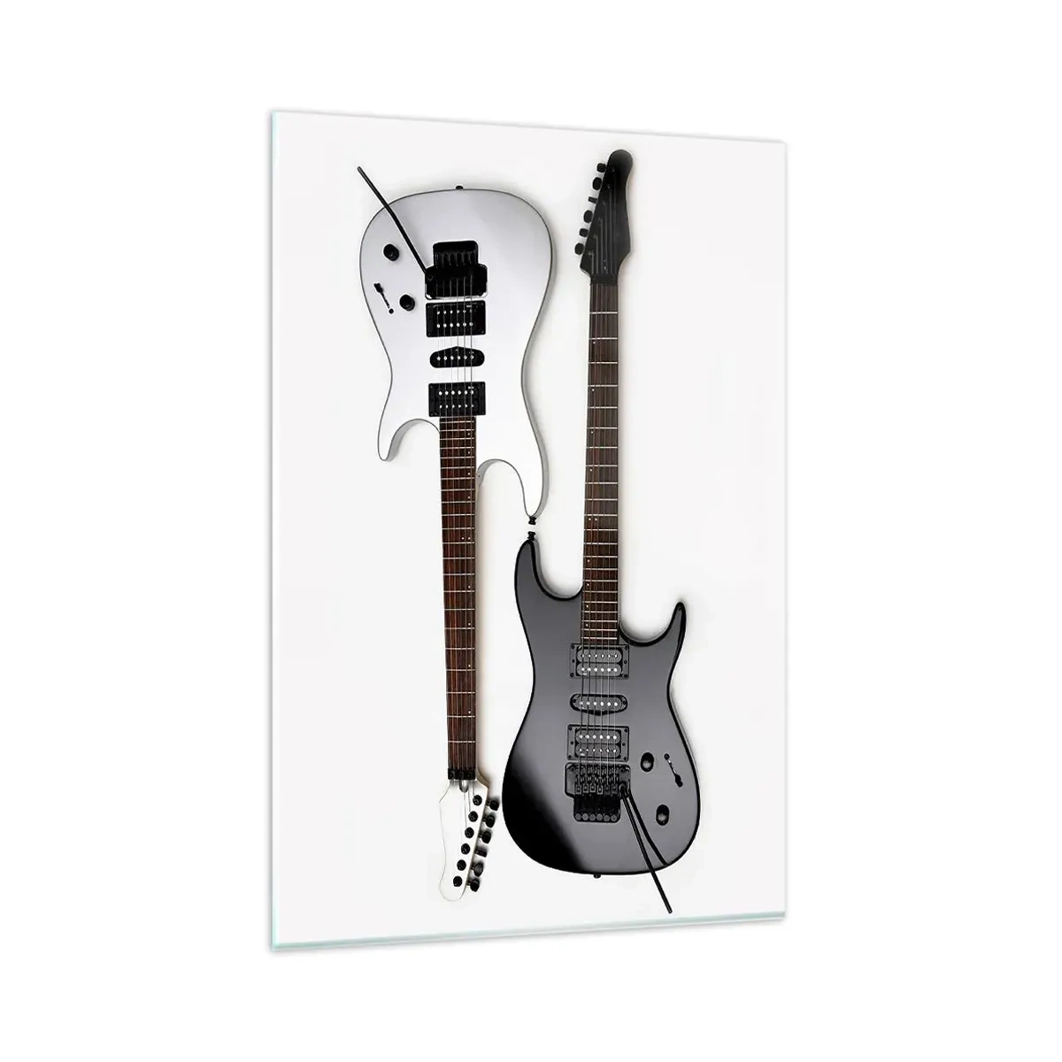 Obraz na skle - Harmónia tvarov - 80x120 cm