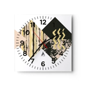 Nástenné hodiny - Nie je to tak jednoduché - 30x30 cm
