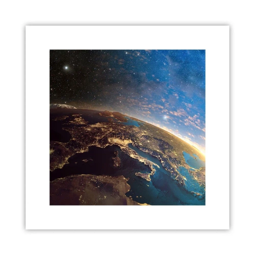 Plagát - Pozrime sa na seba s odstupom - 30x30 cm