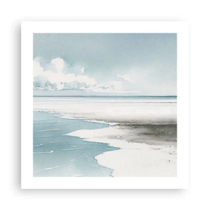 Plagát - Jemný príliv - 50x50 cm