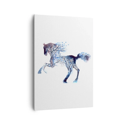 Obraz na plátne - Akoby sa les pohol - 70x100 cm