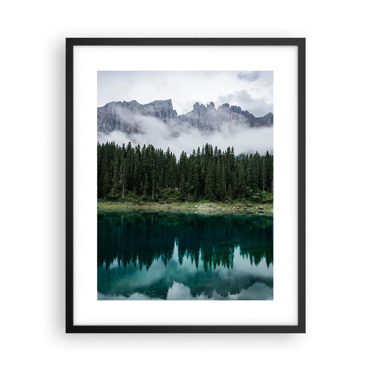 Plagát v čiernom ráme - Ticho, ticho, neprebuďme spiacu vodu…. - 40x50 cm