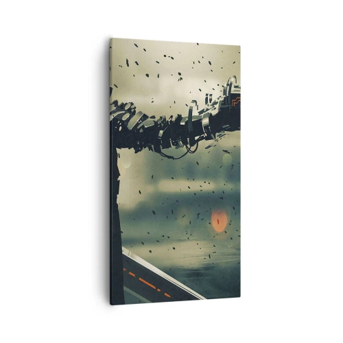 Obraz na plátne - Vražedná zbraň - tvoj vlastný terminátor - 55x100 cm