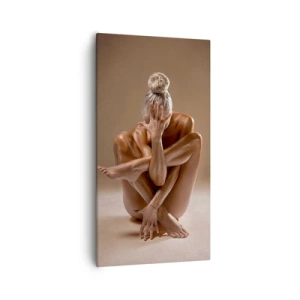 Obraz na plátne - Jednota tela a ducha - 55x100 cm