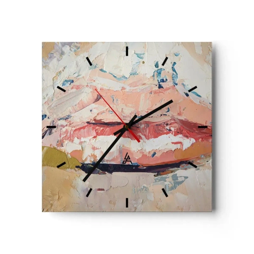 Nástenné hodiny - Prebúdza zmysly - 30x30 cm