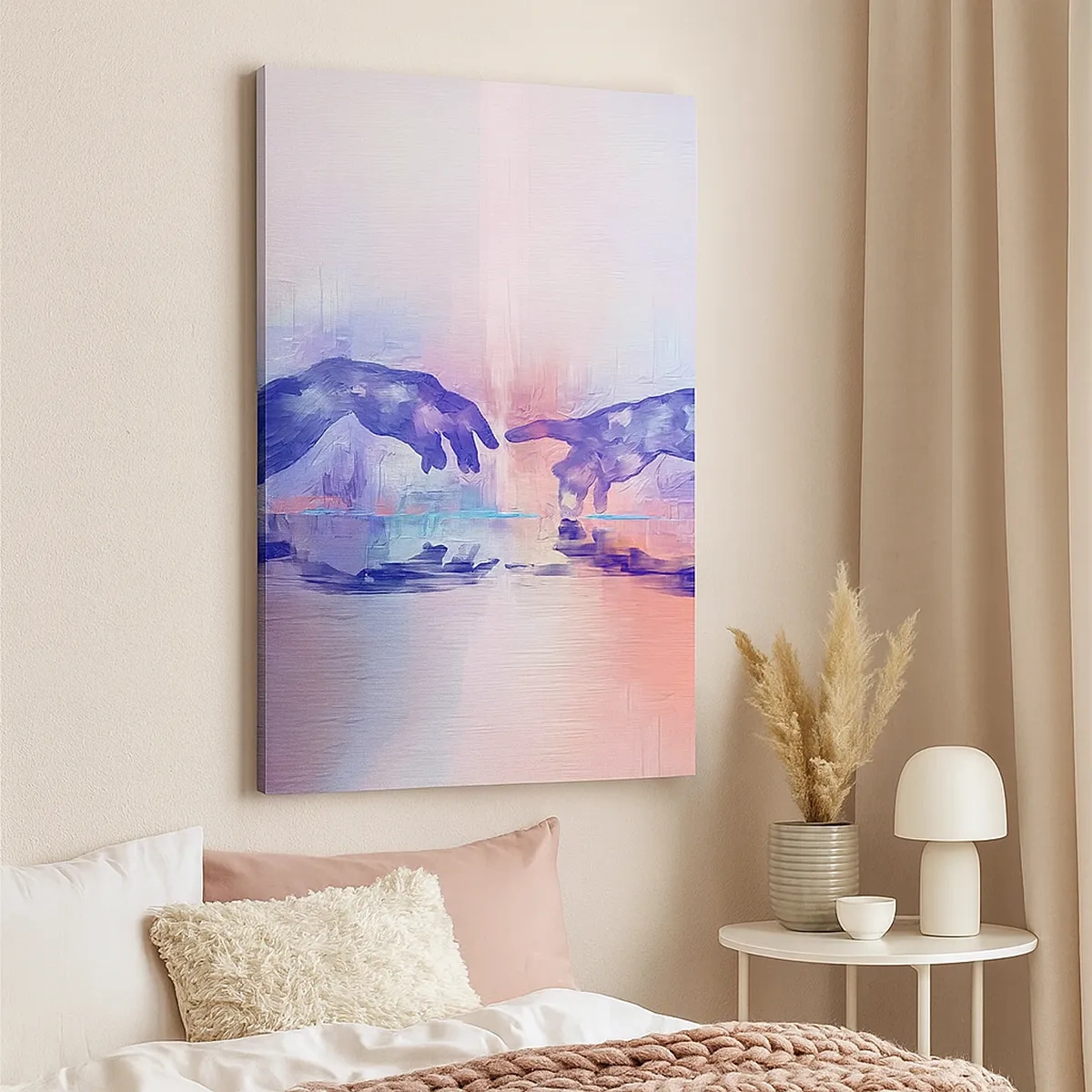 Obraz na plátne - Božská iskra života - 50x70 cm