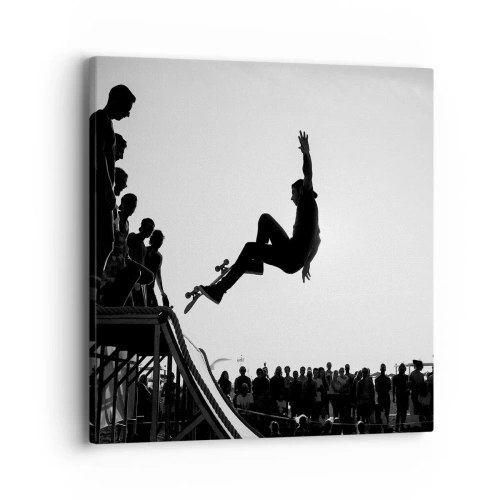 Obraz na plátne - Hrdinovia a diváci - 40x40 cm