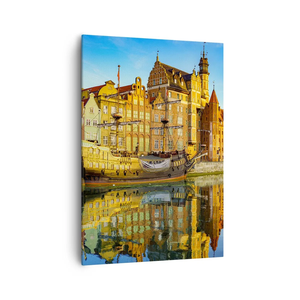 Obraz na plátne - Zrkadlový odraz minulosti - 70x100 cm