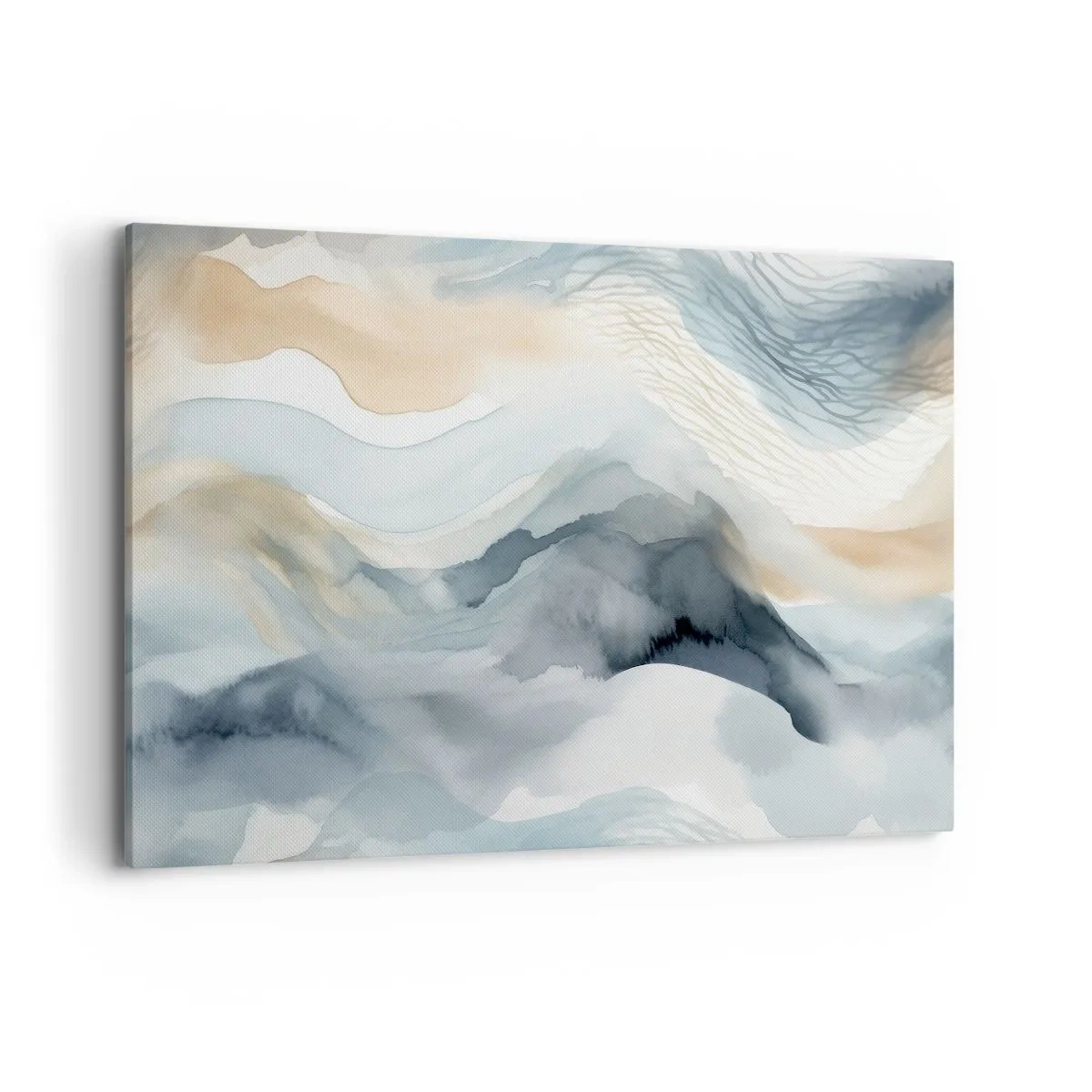 Obraz na plátne - Abstrakcia snehu a hmly - 120x80 cm