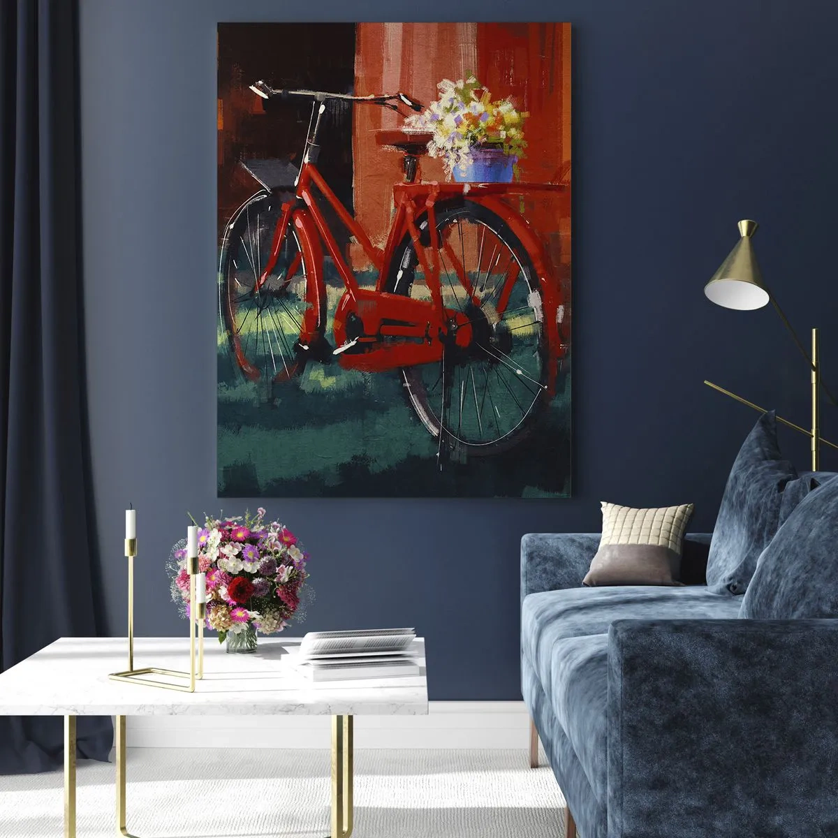 Obraz na skle - I want to ride my bicycle - 50x70 cm