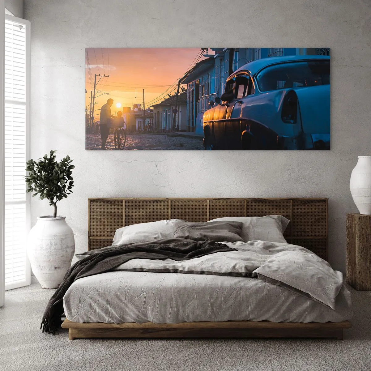 Obraz na skle - Tu spomaľuje čas - 100x40 cm