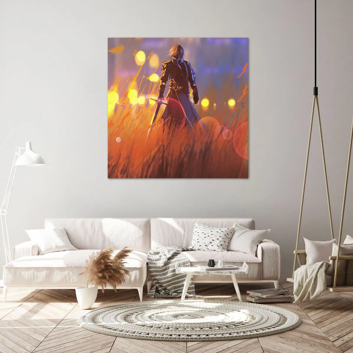 Obraz na plátne - Bludný rytier - 40x40 cm