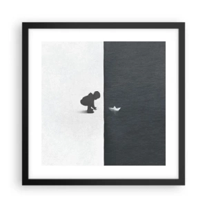 Plagát v čiernom ráme - Veľká výprava - 40x40 cm