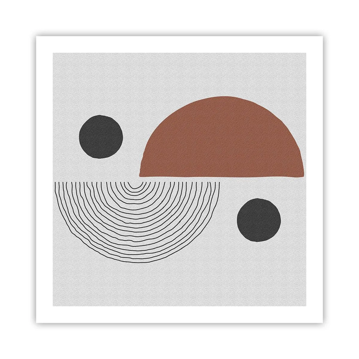 Plagát - Dokonalosť kruhu - 60x60 cm