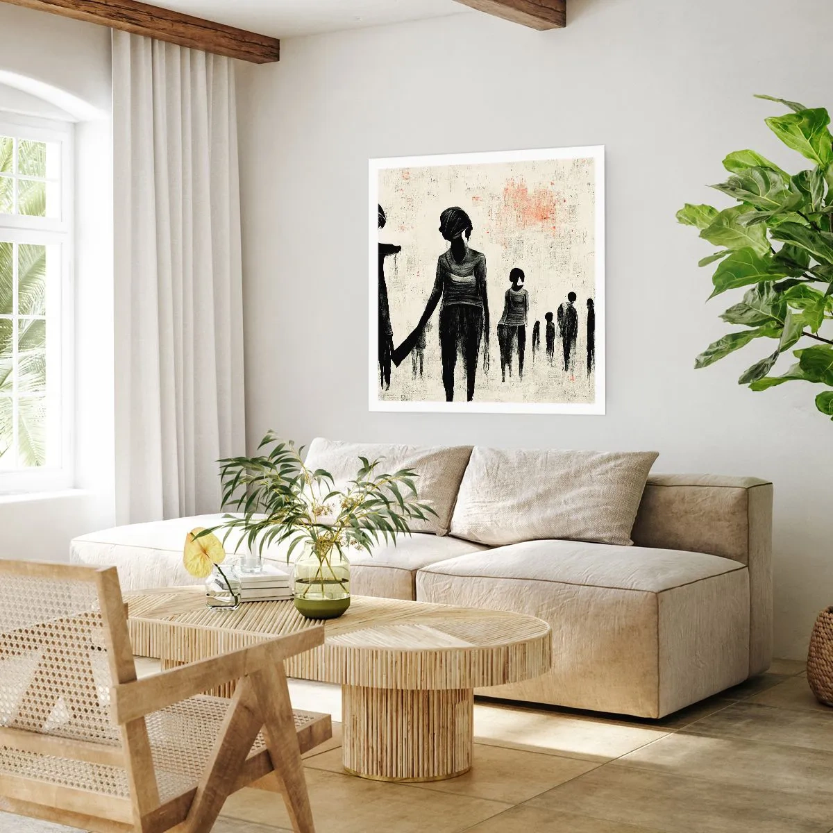 Plagát - Proti samote - 60x60 cm